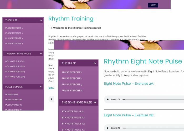 Rhythm training